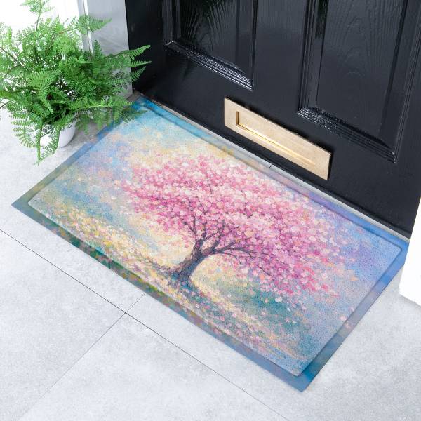 Fußmatte DMW-BLOSSOMTREE-7040 Polyvinylchlorid - Mehrfarbig