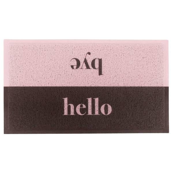 Fußmatte DMW-HELLOBYEPINK-7040 Polyvinylchlorid - Pink