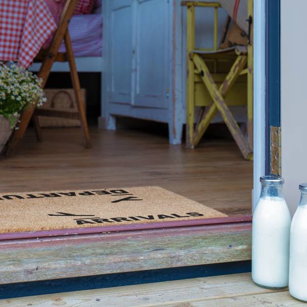 Fußmatte TYPO-ARRIVALS Kokosfasern - Braun