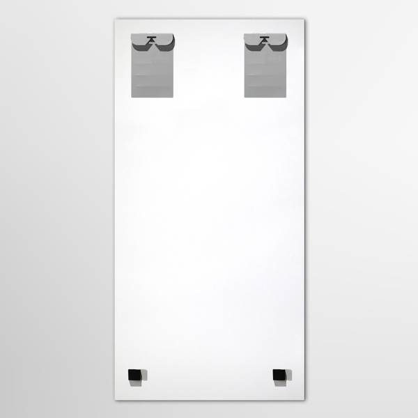 Glasbild Powerful Appearance Sicherheitsglas - Beige / Braun