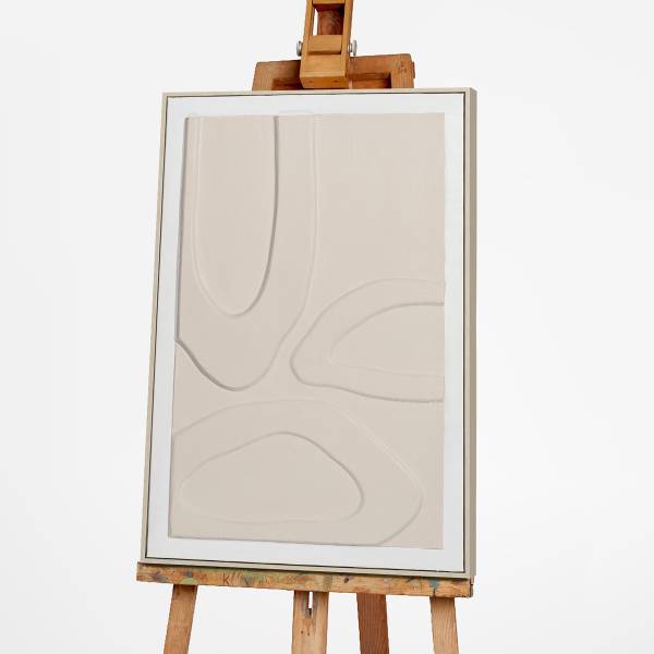 Leinwandbild Essence of Nature Typ B Leinwand / Tanne massiv - Beige