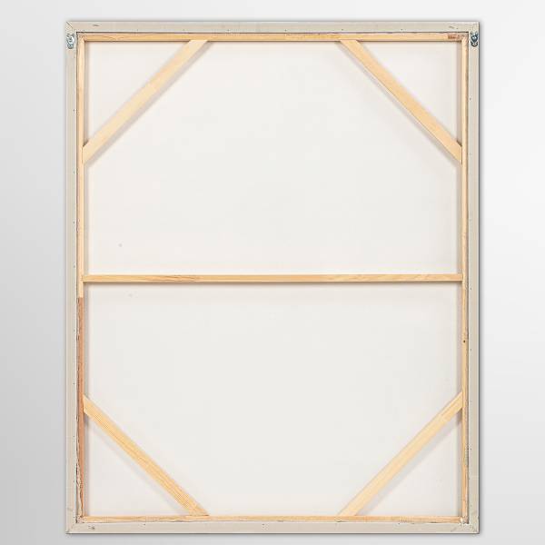 Leinwandbild Fabric Flow Typ A Leinwand / Pinie massiv - Beige / Braun