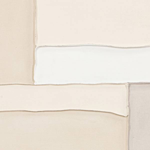 Leinwandbild Fabric Flow Typ A Leinwand / Pinie massiv - Beige / Braun