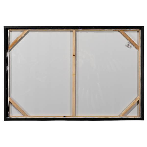 Leinwandbild Fischende Möwen Leinwand / Tanne massiv - Weiß / Blau