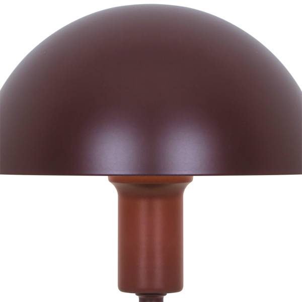 Tischleuchte Ellen Mini Aluminium / Polycarbonat - 1-flammig - Rot