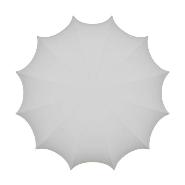 Deckenleuchte Aeron Aluminium / Baumwolle - 3-flammig