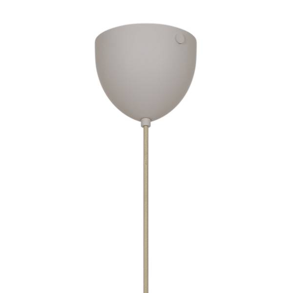 Pendelleuchte Fuji Aluminium / Gummibaum teilmassiv  - 1-flammig - Beige