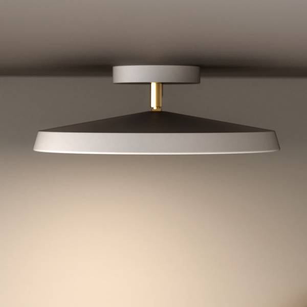 Deckenleuchte Kaito Pro Typ A Aluminium / Polycarbonat - 1-flammig - Weiß
