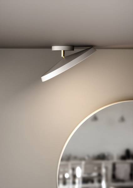 Deckenleuchte Kaito Pro Typ A Aluminium / Polycarbonat - 1-flammig - Weiß