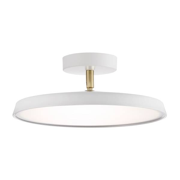Deckenleuchte Kaito Pro Typ A Aluminium / Polycarbonat - 1-flammig - Weiß