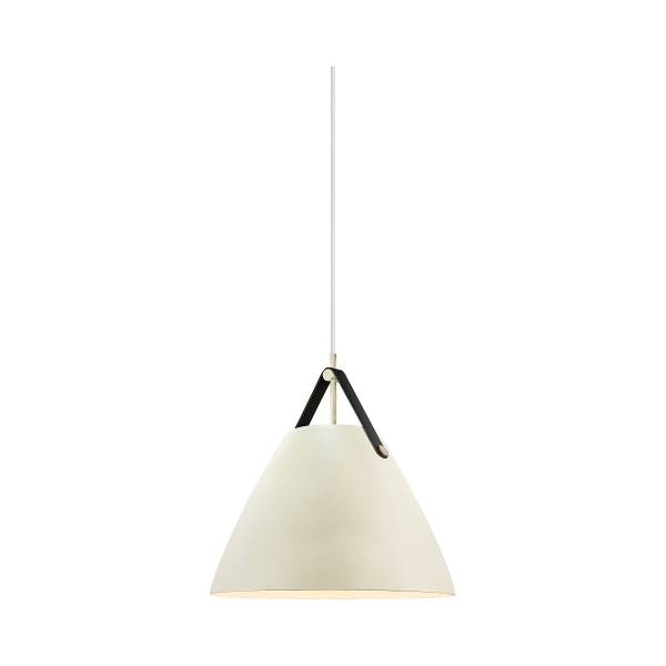 Pendelleuchte Strap Typ E Stahl - 1-flammig - Beige