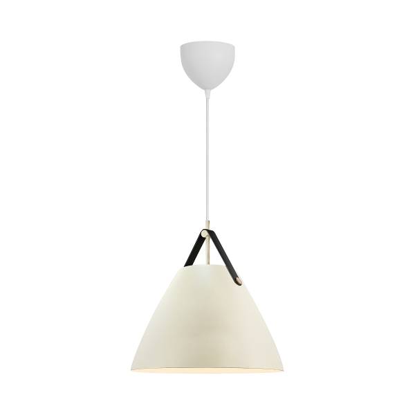 Pendelleuchte Strap Typ E Stahl - 1-flammig - Beige