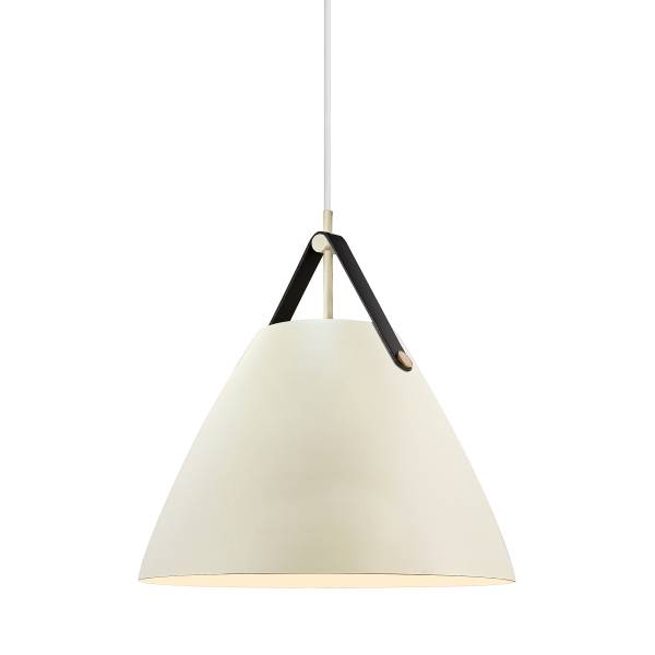 Pendelleuchte Strap Typ E Stahl - 1-flammig - Beige