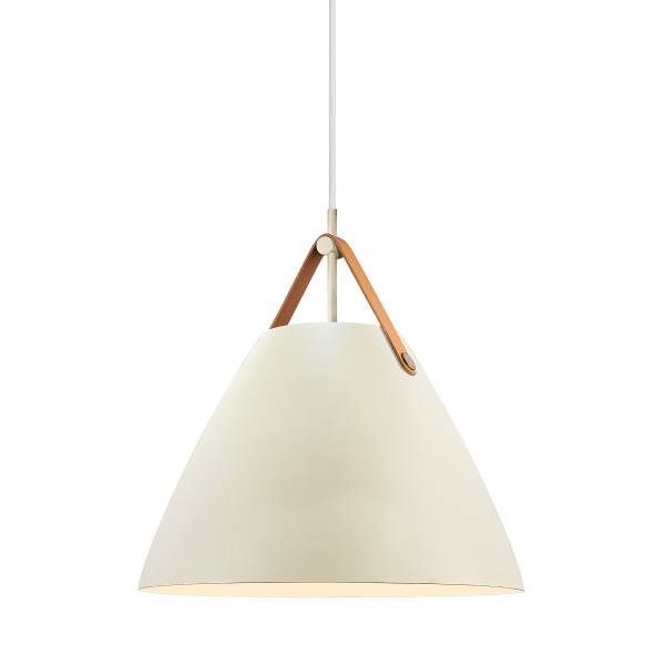 Pendelleuchte Strap Typ E Stahl - 1-flammig - Beige