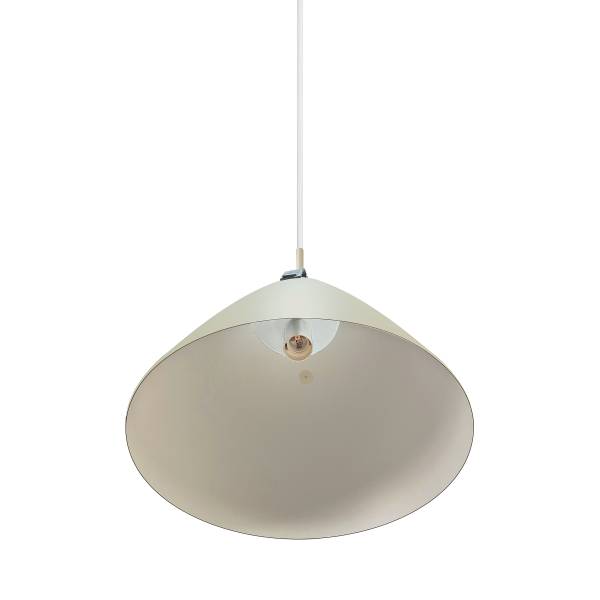 Pendelleuchte Strap Typ E Stahl - 1-flammig - Beige