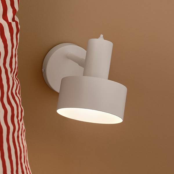 Wandleuchte Matis Aluminium - 1-flammig - Weiß