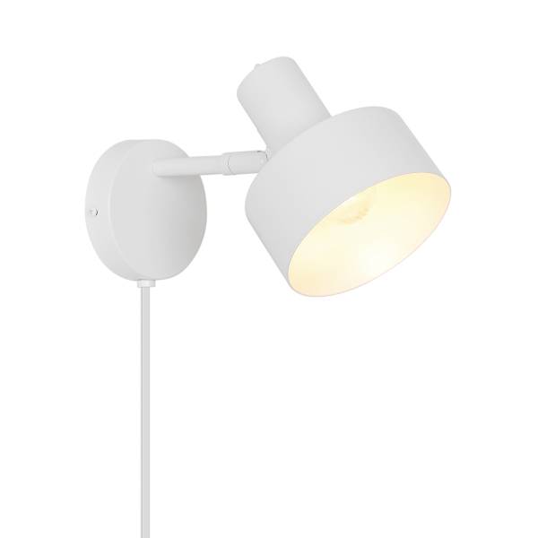 Wandleuchte Matis Aluminium - 1-flammig - Weiß