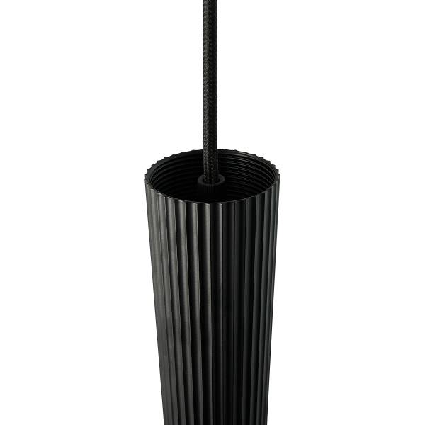 Pendelleuchte Vico Typ A Aluminium - 1-flammig - Schwarz