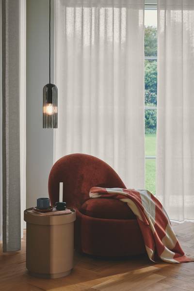 Pendelleuchte Miella Typ A Aluminium / Rauchglas - 1-flammig