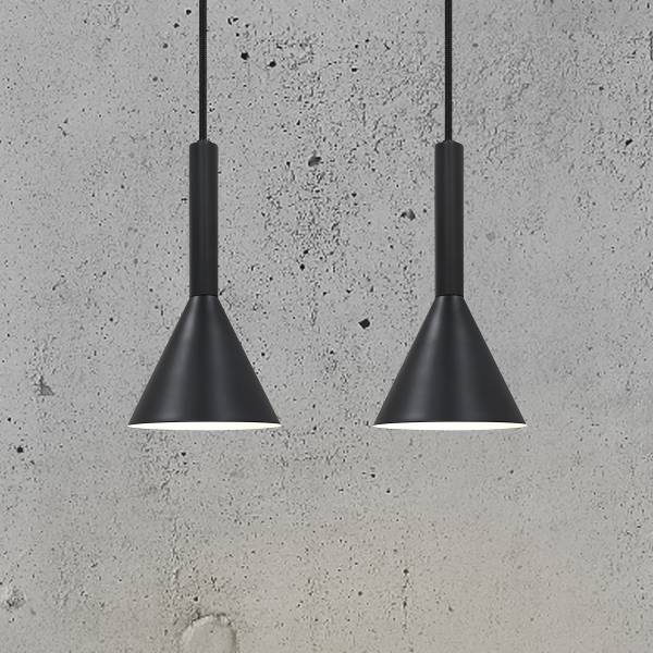 Pendelleuchte Kelvis 2er-Set Aluminium - 2-flammig