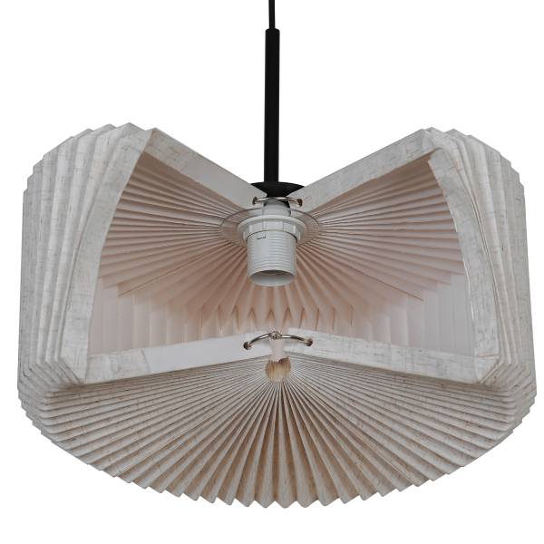 Pendelleuchte Vivienne Aluminium / Mischgewebe - 1-flammig