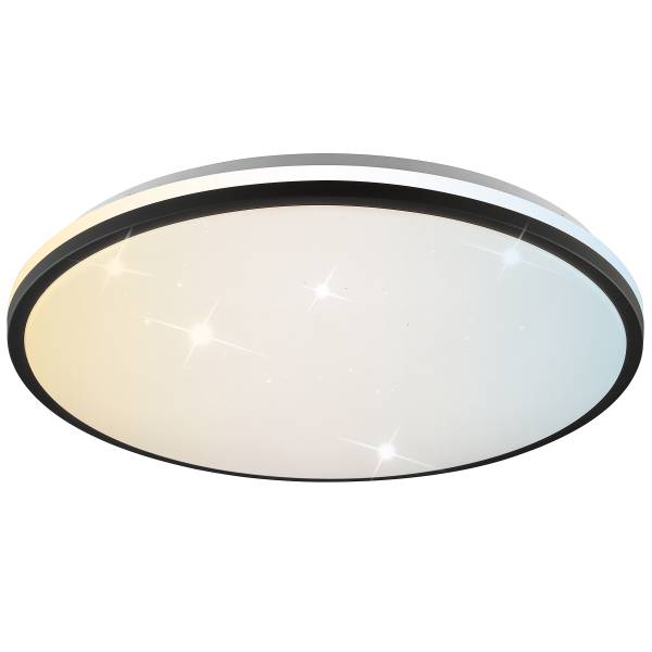 LED-Deckenleuchte Taya Stahl / ABS - 1-flammig - Breite: 50 cm