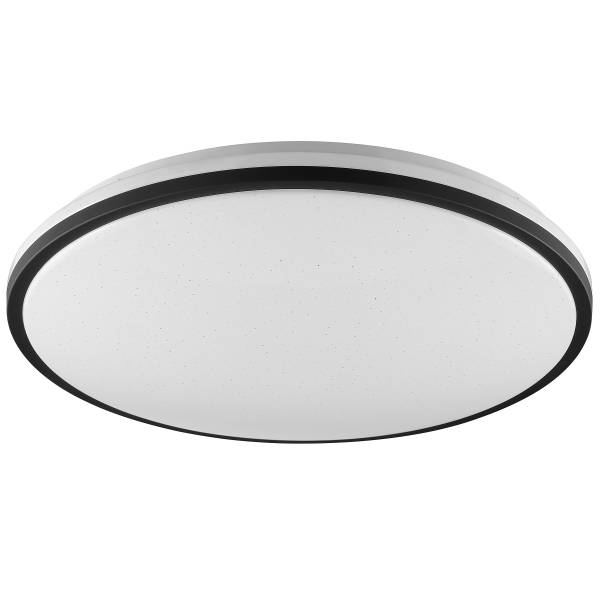 LED-Deckenleuchte Taya Stahl / ABS - 1-flammig - Breite: 50 cm