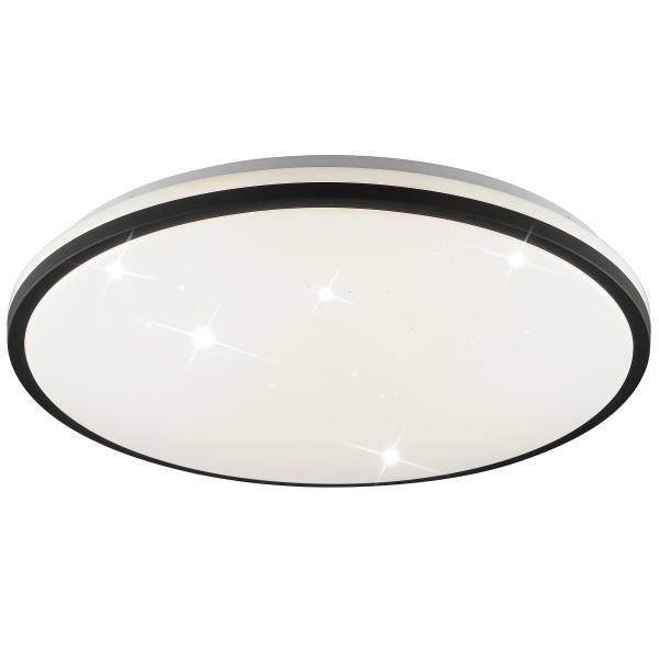 LED-Deckenleuchte Taya Stahl / ABS - 1-flammig - Breite: 50 cm