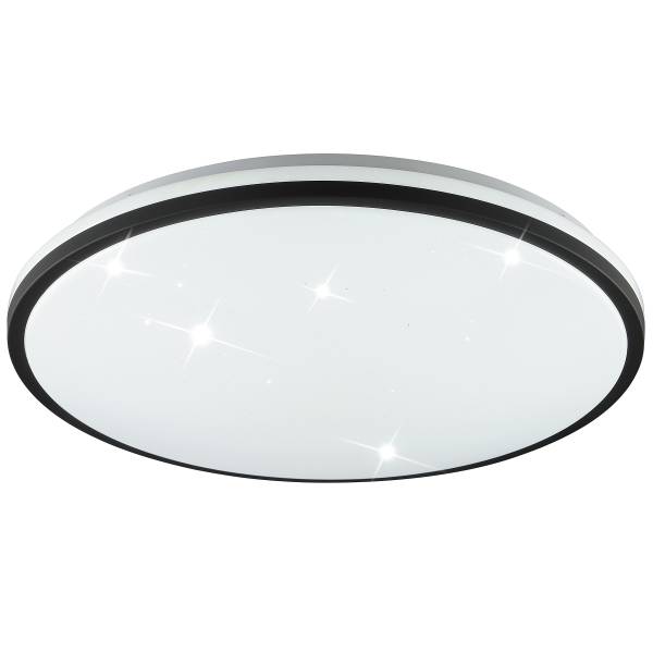 LED-Deckenleuchte Taya Stahl / ABS - 1-flammig - Breite: 50 cm