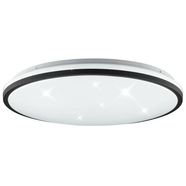 LED-Deckenleuchte Taya Stahl / ABS - 1-flammig - Breite: 50 cm