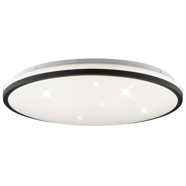 LED-Deckenleuchte Taya Stahl / ABS - 1-flammig - Breite: 50 cm