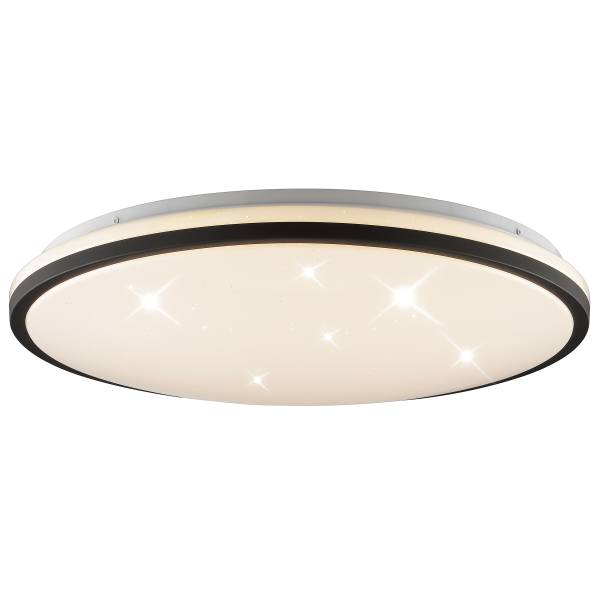 LED-Deckenleuchte Taya Stahl / ABS - 1-flammig - Breite: 50 cm