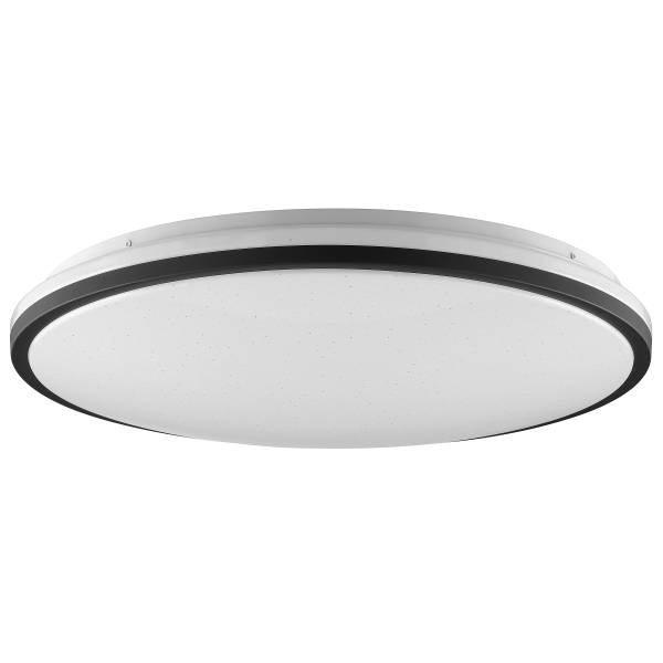 LED-Deckenleuchte Taya Stahl / ABS - 1-flammig - Breite: 50 cm