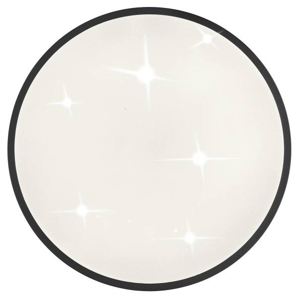 LED-Deckenleuchte Taya Stahl / ABS - 1-flammig - Breite: 50 cm