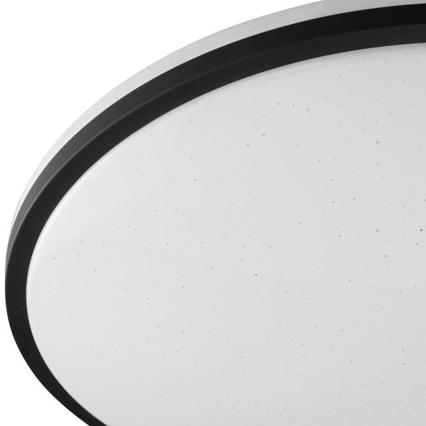 LED-Deckenleuchte Taya Stahl / ABS - 1-flammig - Breite: 50 cm