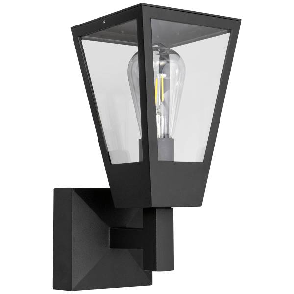 Wandleuchte Westcliff Aluminium / Klarglas - 1-flammig