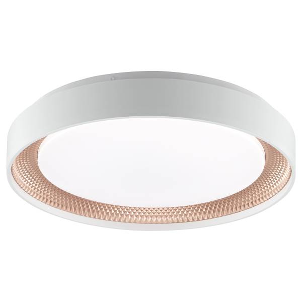 LED-Deckenleuchte Waldo Typ A Stahl / ABS - 1-flammig - Weiß