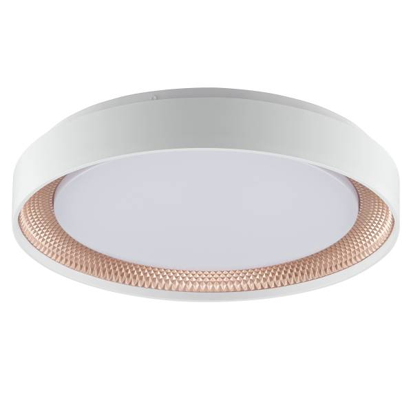 LED-Deckenleuchte Waldo Typ A Stahl / ABS - 1-flammig - Weiß