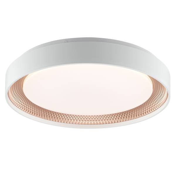 LED-Deckenleuchte Waldo Typ A Stahl / ABS - 1-flammig - Weiß