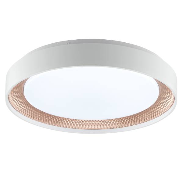 LED-Deckenleuchte Waldo Typ A Stahl / ABS - 1-flammig - Weiß