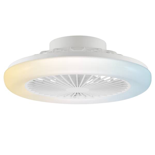 LED-Deckenventilator Montero ABS - 1-flammig - Weiß