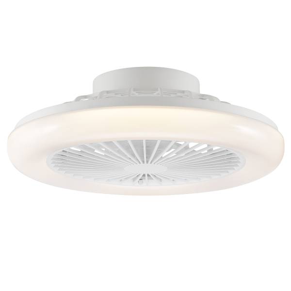 LED-Deckenventilator Montero ABS - 1-flammig - Weiß