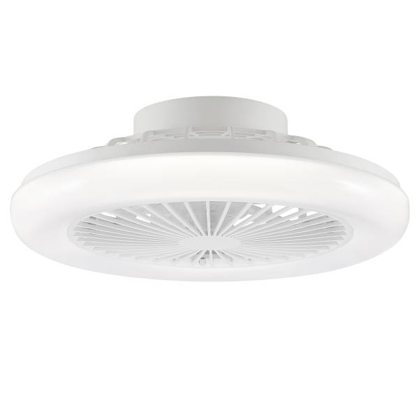 LED-Deckenventilator Montero ABS - 1-flammig - Weiß