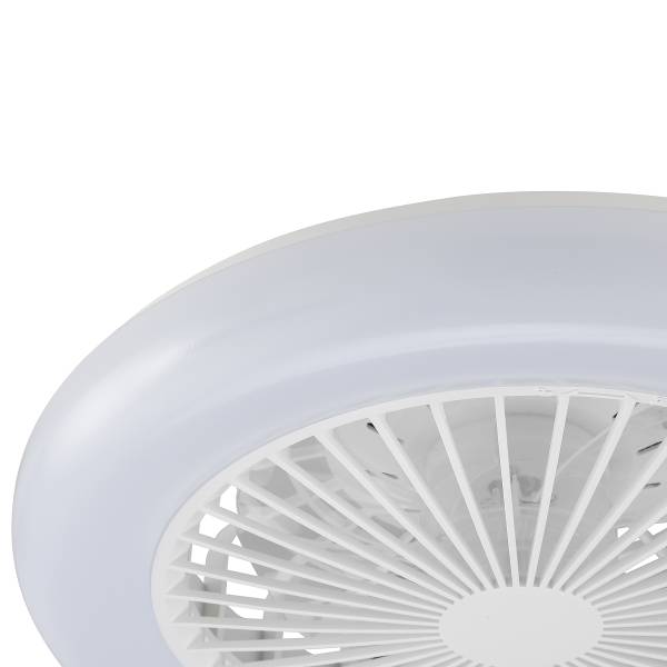 LED-Deckenventilator Montero ABS - 1-flammig - Weiß