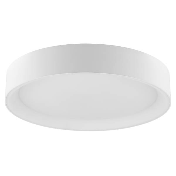 LED-Deckenleuchte Larios Stahl / ABS - 1-flammig - Weiß