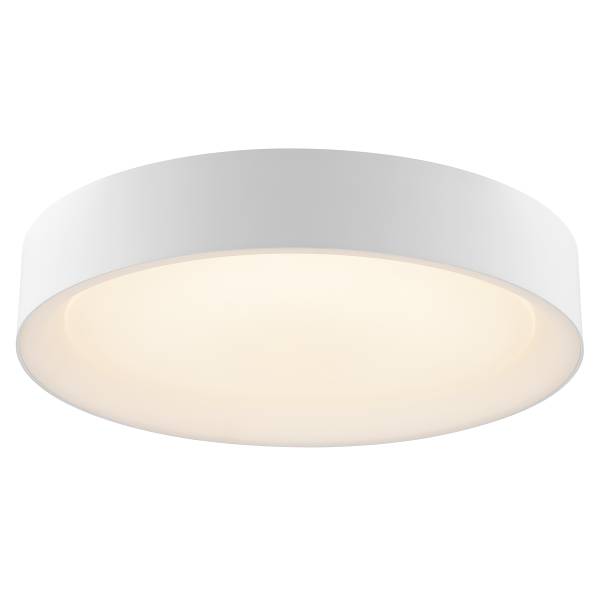 LED-Deckenleuchte Larios Stahl / ABS - 1-flammig - Weiß
