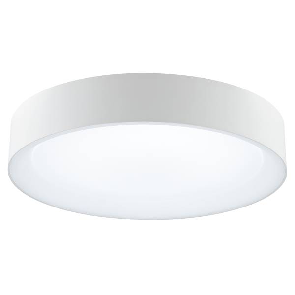 LED-Deckenleuchte Larios Stahl / ABS - 1-flammig - Weiß