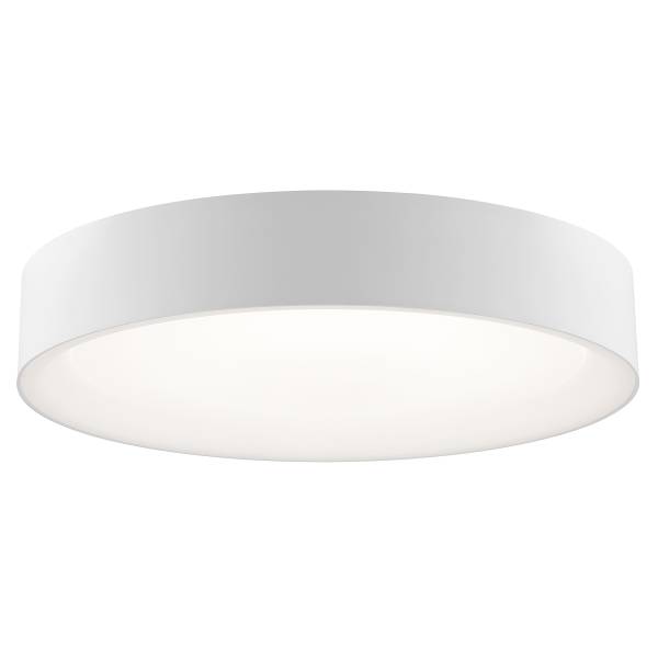 LED-Deckenleuchte Larios Stahl / ABS - 1-flammig - Weiß