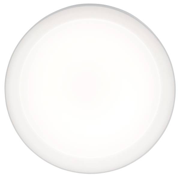 LED-Deckenleuchte Larios Stahl / ABS - 1-flammig - Weiß
