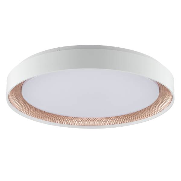 LED-Deckenleuchte Waldo Typ B Stahl / ABS - 1-flammig - Weiß
